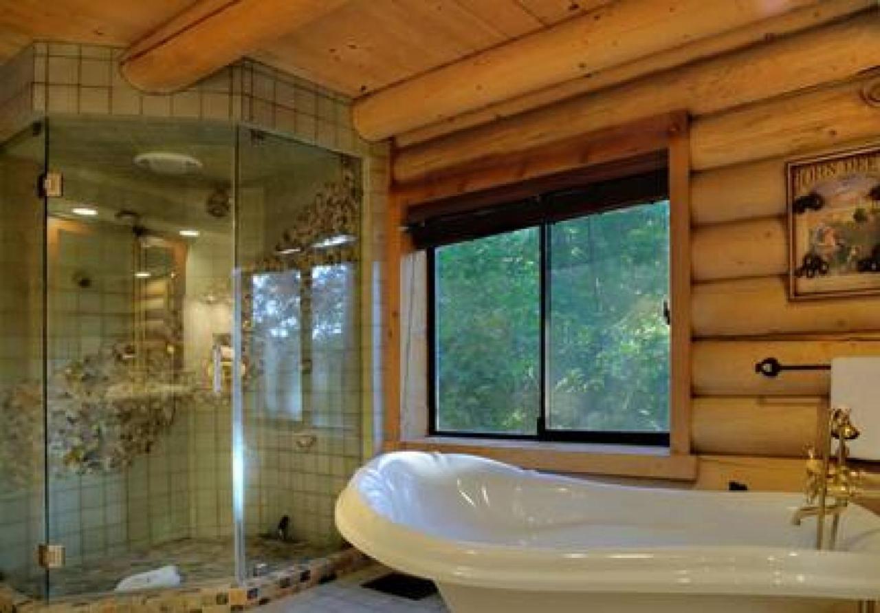 Eagles Nest - Natural Log Cabin With Guest House Idyllwild Exterior foto