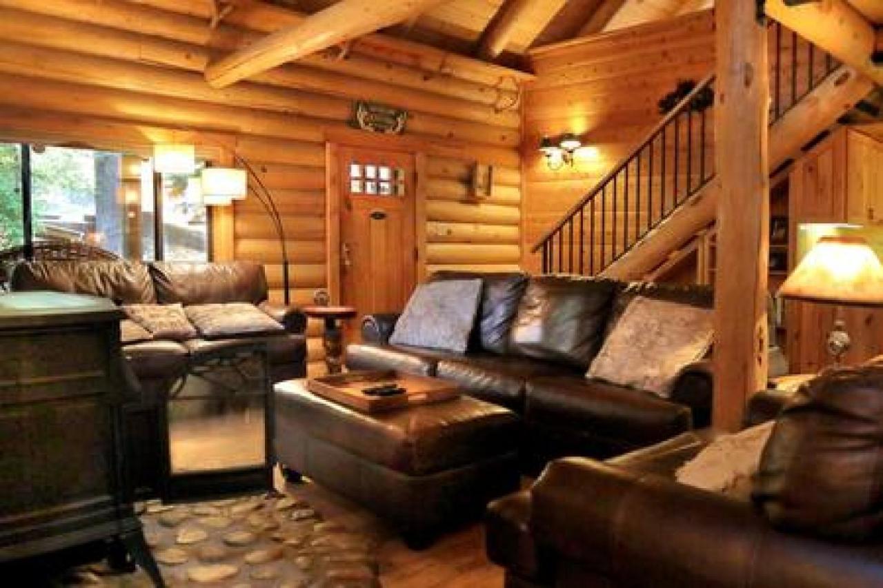 Eagles Nest - Natural Log Cabin With Guest House Idyllwild Exterior foto